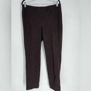 Anne Klein women's leopard print pull-on‎ pants